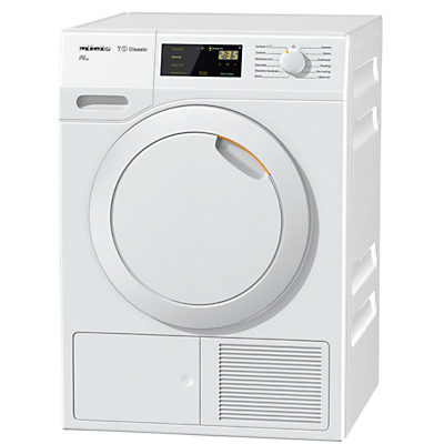 Miele TDB130WP Eco Heat Pump Tumble Dryer, 7kg Load, A++ Energy Rating, White Miele TDB130WP Eco Heat Pump Tumble Dryer, 7kg Load, A++ Energy Rating, White